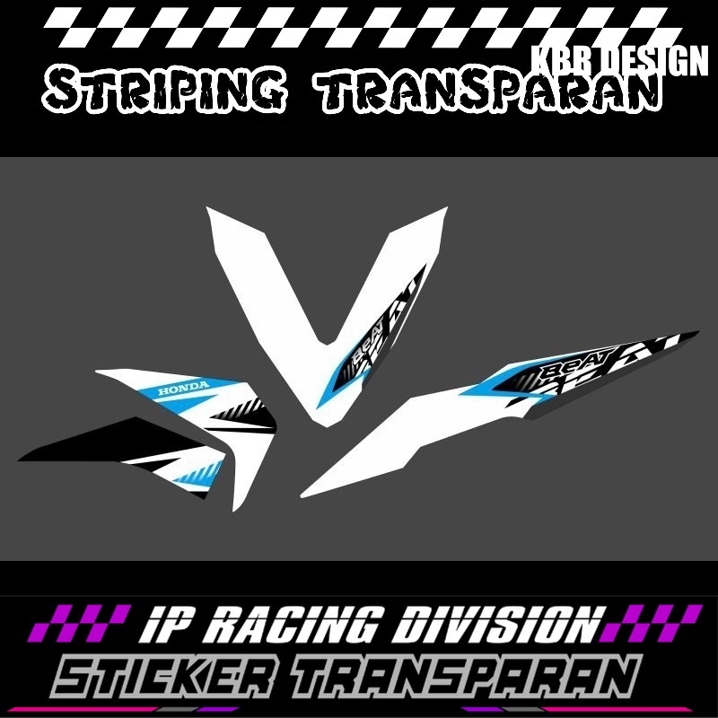 striping transparan beat new 2017/2019 transparan STRIPING TRANSPARAN KEREN