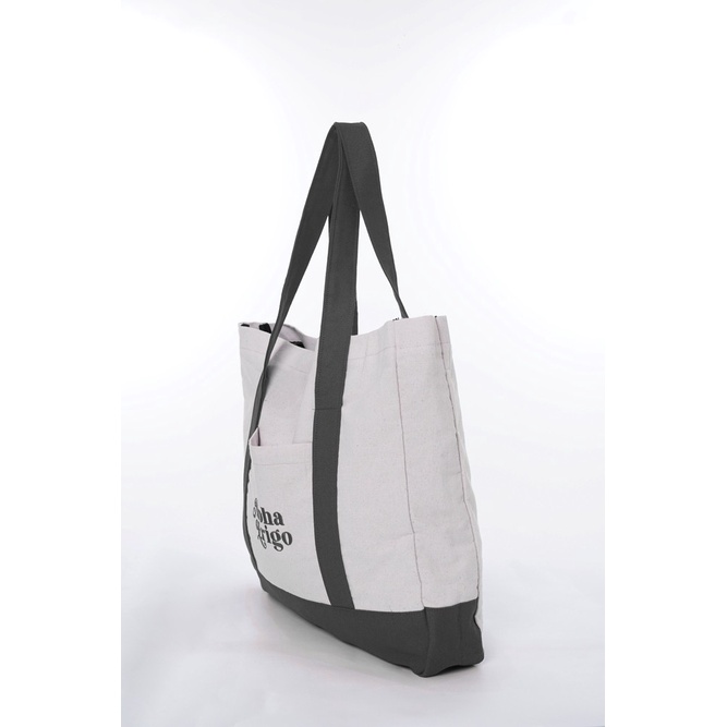 Aksesoris Unisex Erigo Totebag Two Tone Aoha Erigo Grey - A Size