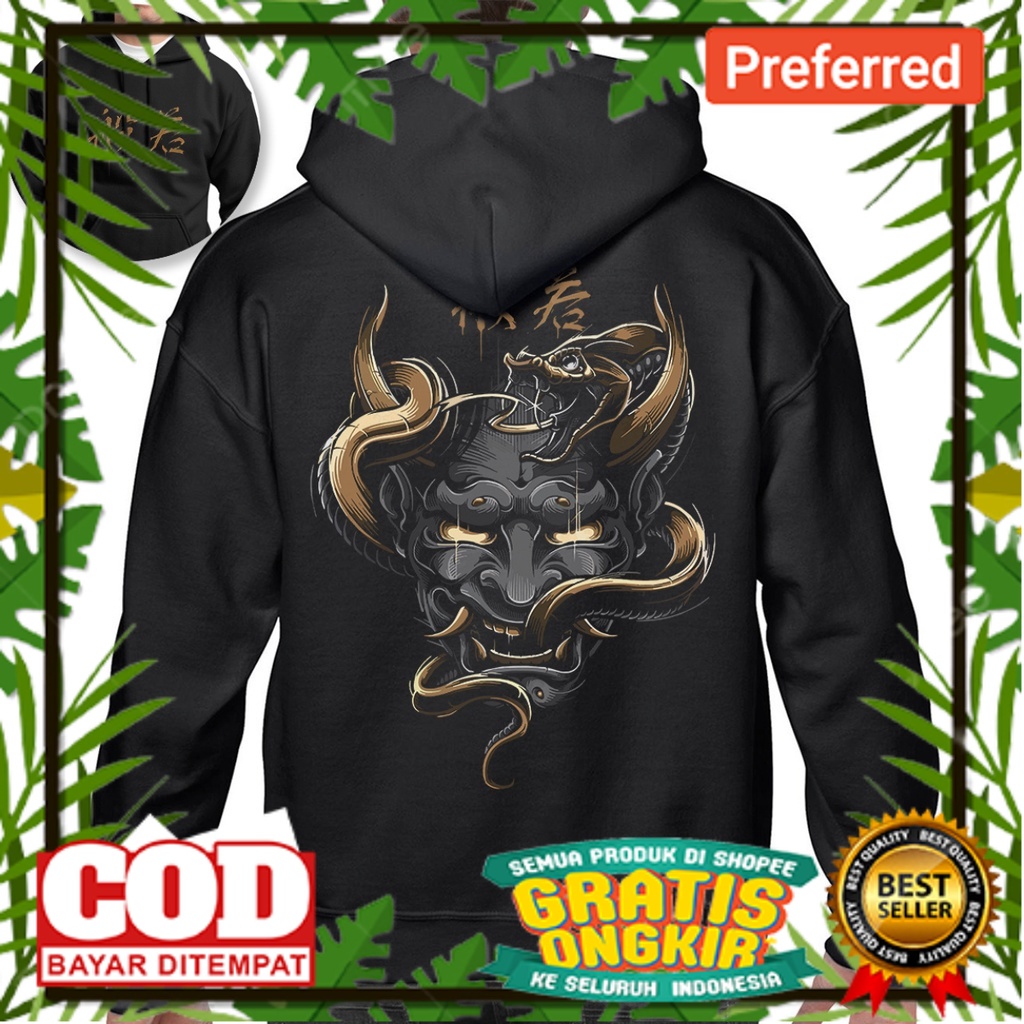 SUPER BIG PROMO /JAKET HODIE PRIA DISTRO HITAM KEREN JUMBO SANMORI ANIME MR BLACK