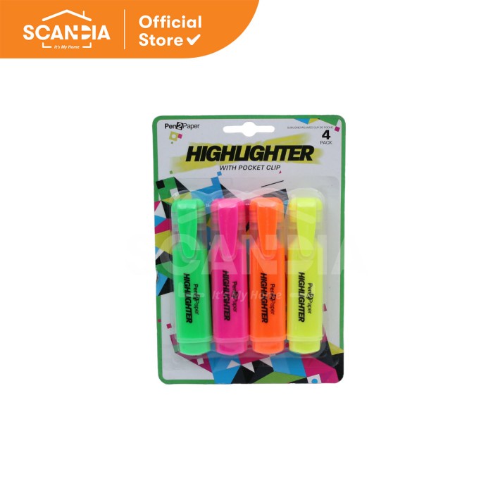 

SCANDIA Stabilo Highlighters 4PK (SE0071)