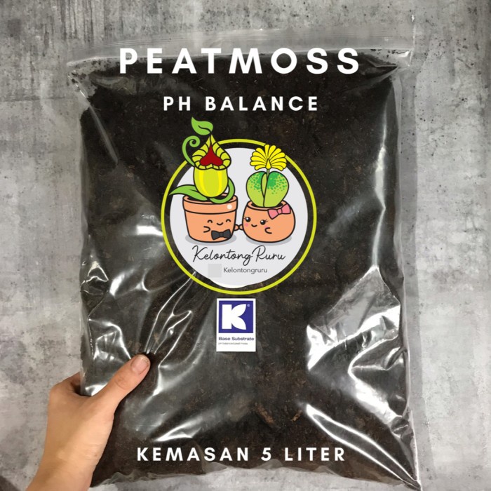 agodacollection87_mall -Promo Best Seller Peatmoss klasmann 5 liter (base substrate/biru)