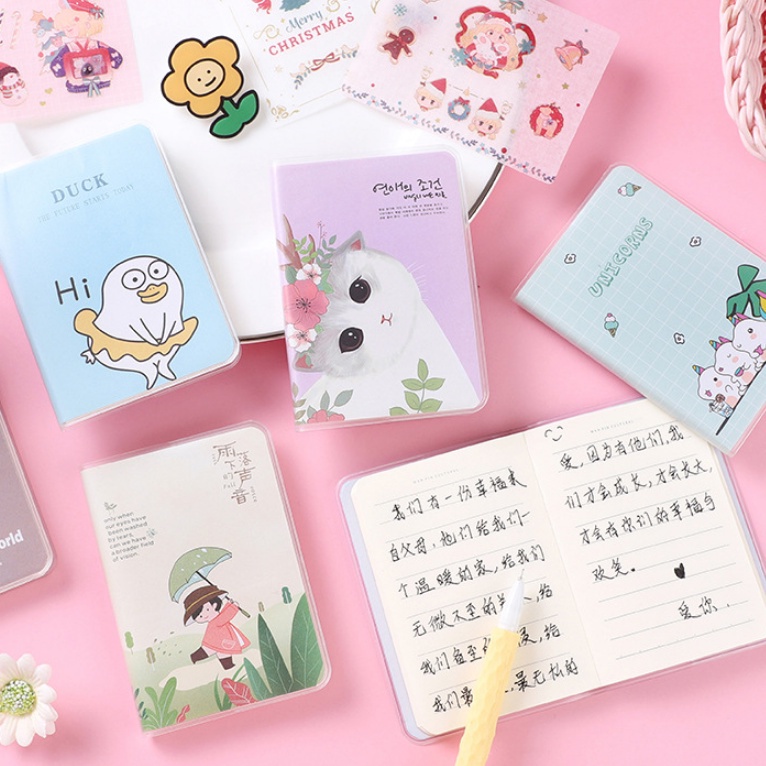 

BUKU CATATAN MINI MOTIF KARTUN / BUKU TULIS KECIL A6 / BUKU AGENDA BS
