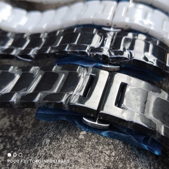 TERBAIK STRAP GC GUESS KERAMIK CURVED 16 20 MM BAND TALI RANTAI JAM PRIA DAN WANITA TERBARU