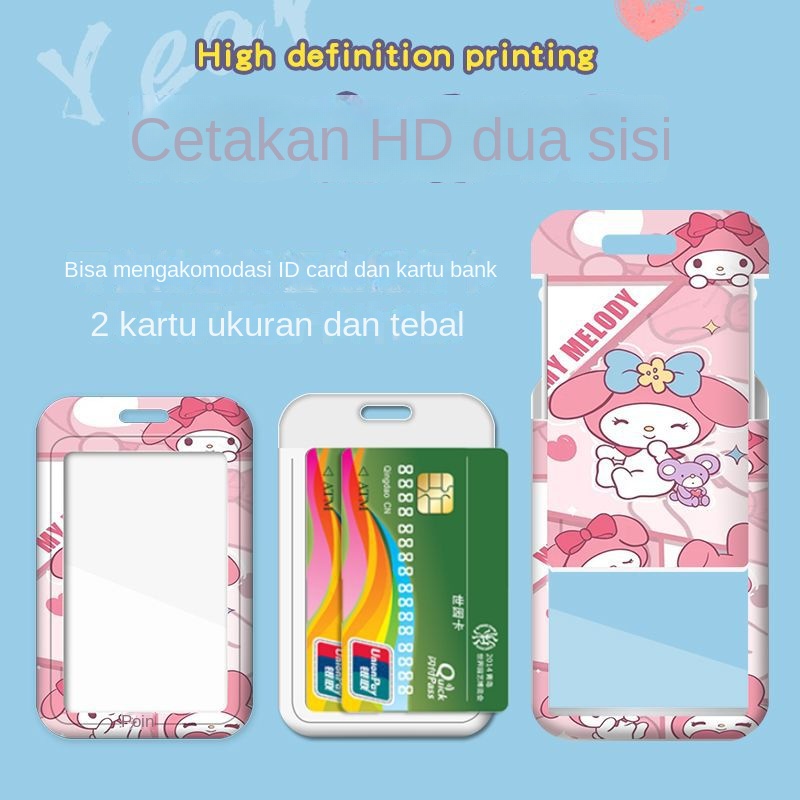 

Kartun Sanrio gantungan name tag ID Card Holder / Gantungan Kartu Nama / Tali ID Card / Tempat Kartu