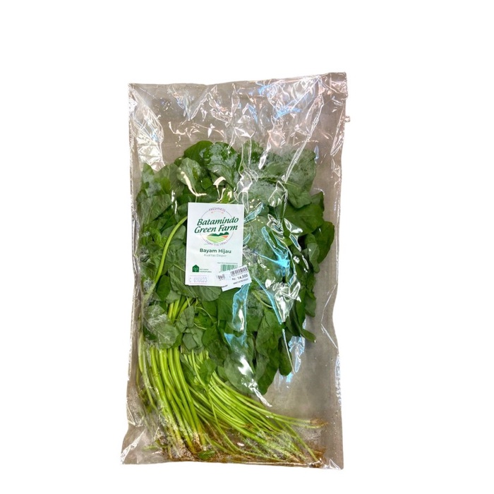 

Batamindo Green Farm Bayam Hijau Sayuran [250gr/Pack]