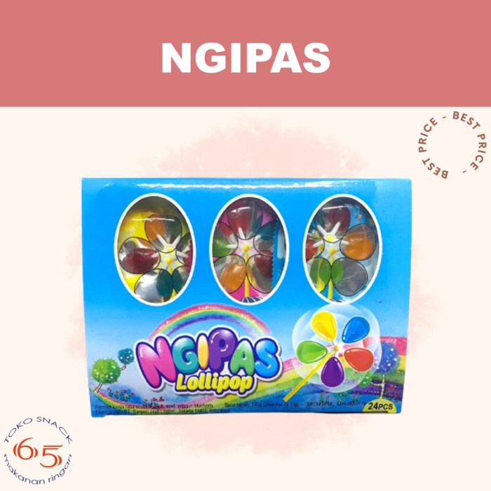 

✨PROMO✨ -permen ngipas 24. Permen bentuk kipas. PAK