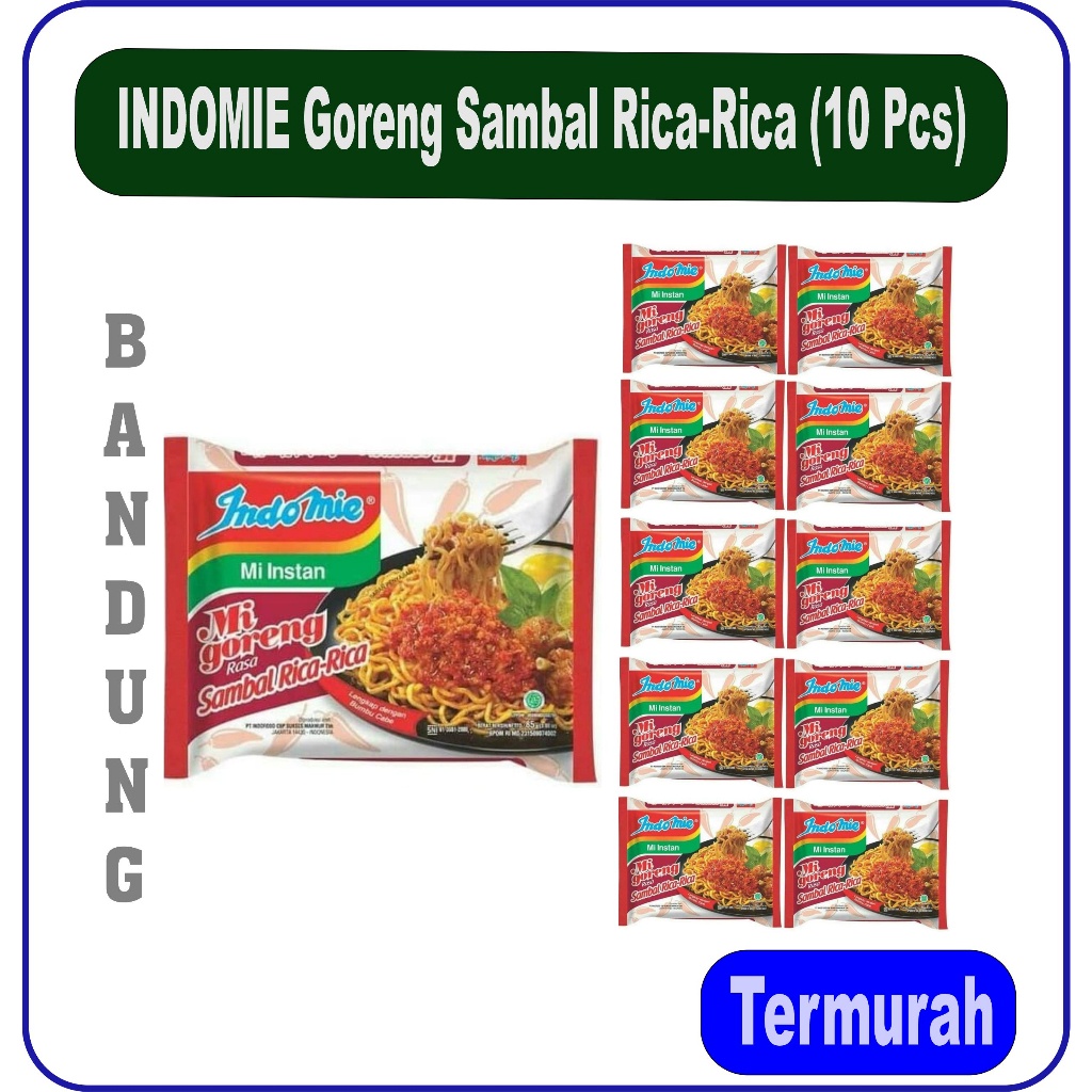 

INDOMIE Goreng Sambal Rica-Rica (10 Pcs)