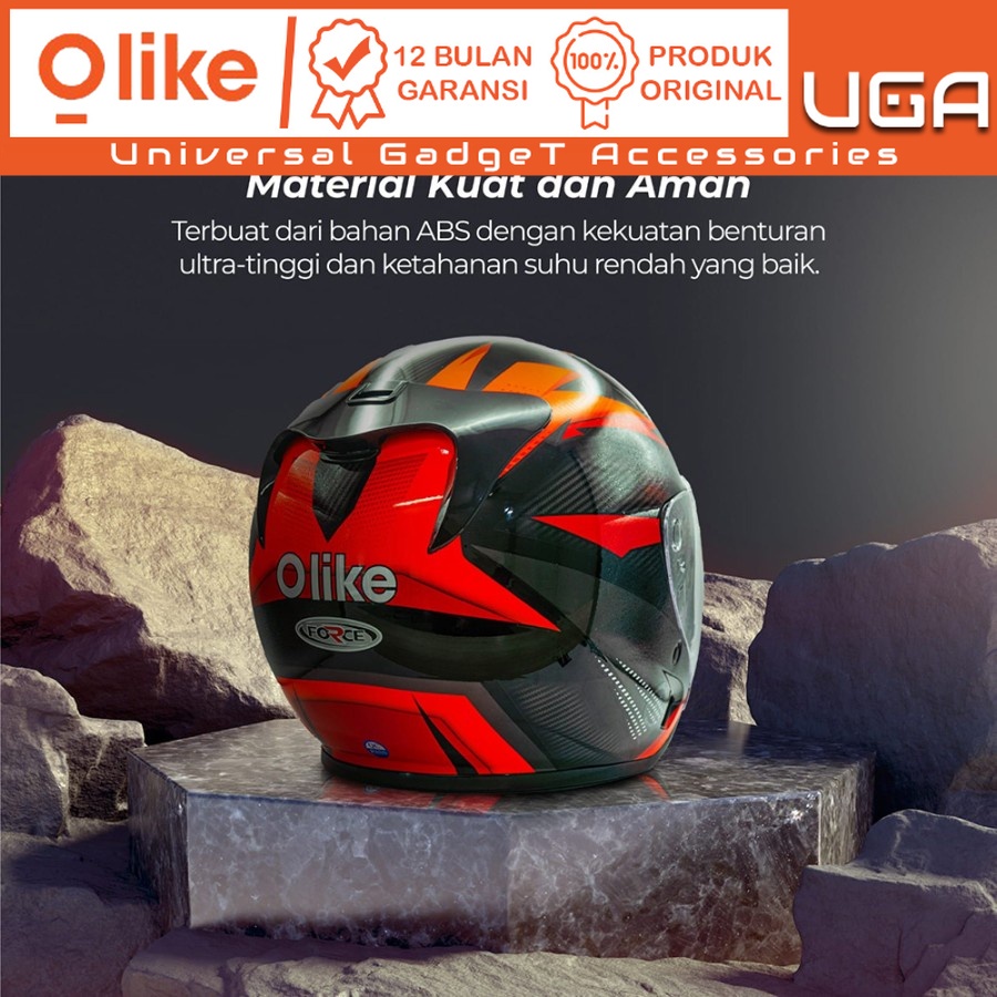 OLIKE OASE RIDER Helm Rider Bluetooth Helmet Music SNI- ORIGINAL GARANSI RESMI