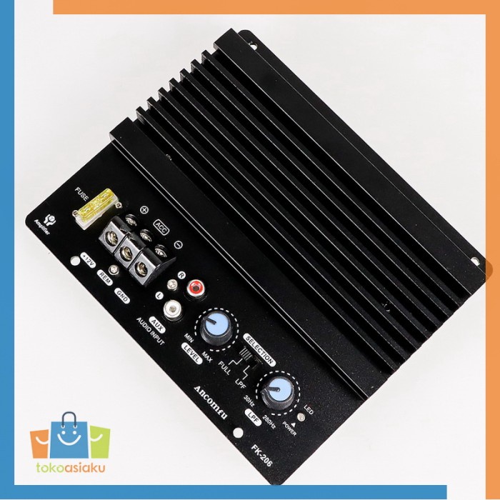 Amplifier Audio Mobil Mono Ampli Bass Subwoofer Driver 600W FK-206