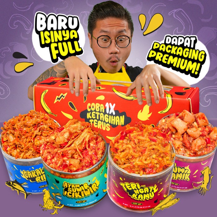 

Paket Eat Sambel Kerjasama Mas Yangun - CM-CK-AY-TR