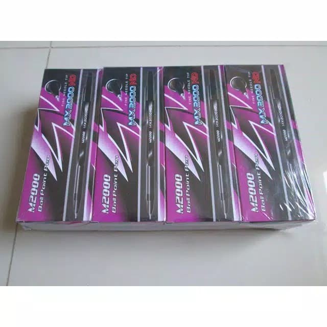

Terbaru-Cod Pulpen Murah M2000 warna hitam 144pcs