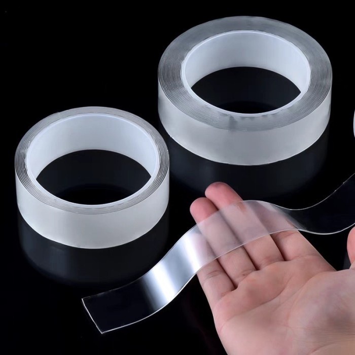 

Lakban Lem Perekat Magic Nano Double Tape Merekatkan Produk Apapun