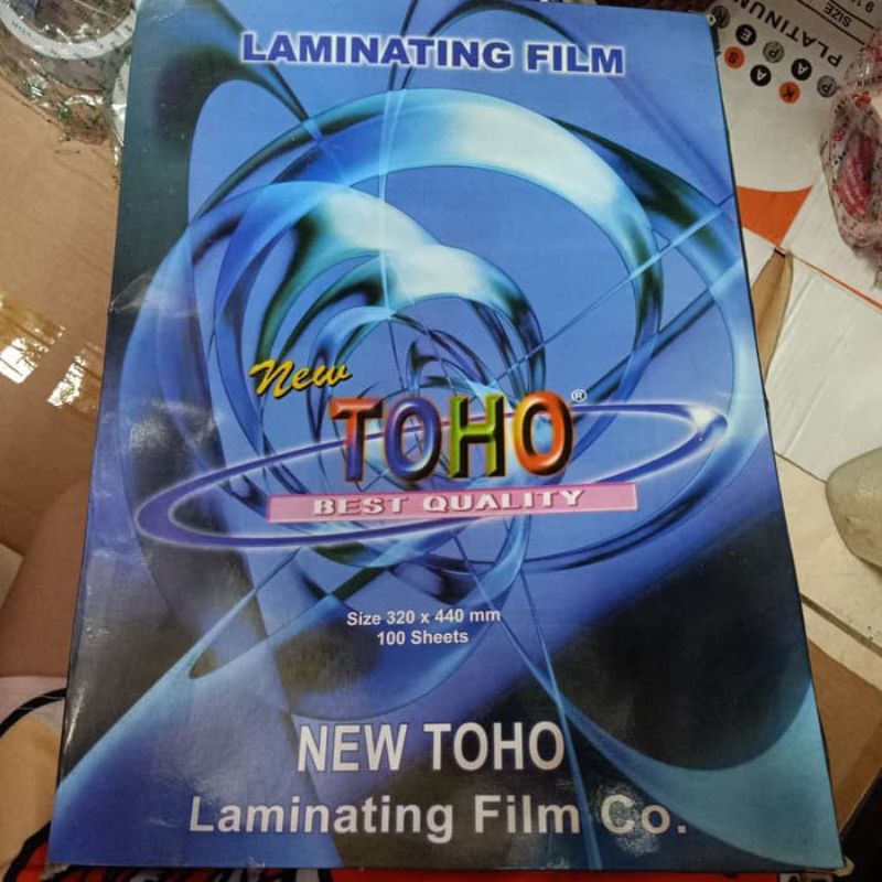 

Plastik Laminating Toho 100 micron ukuran A3 ( 1pak/100lbr )
