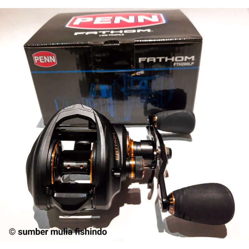 REEL BC BAIT CASTING PENN FATHOM 200LP 300LP 6+1Bb (handle kanan) BEST SELLER TERLARIS