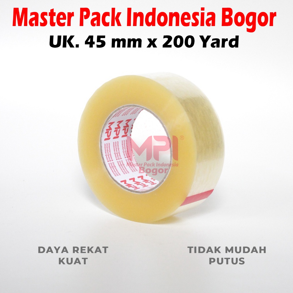 

LAKBAN BENING JUMBO 45 X 200 YARD - MASTER PACK INDONESIA BOGOR