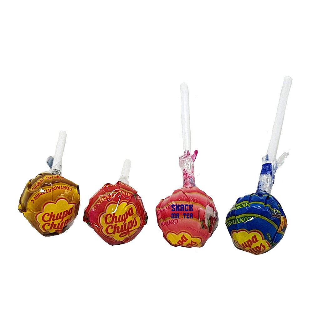 

Paket isi 4 pcs Chupa Chups Permen Lollipop - Netto 4 x 10.5gr.