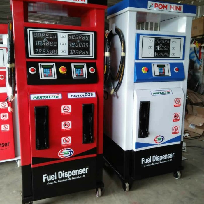 Mesin Pom Mini Pom Bensin Mini 1 Nozle 200 Liter