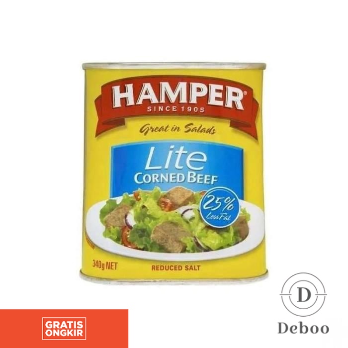 

Hamper Corned Beef Lite 340gr | Kornet Sapi Less Fat