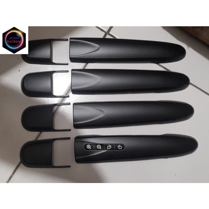 All New Avanza Xenia 2012 - 2021 Calya Sigra Handle Cover Hitam Chrome - Hitam Otomotif aksesoris