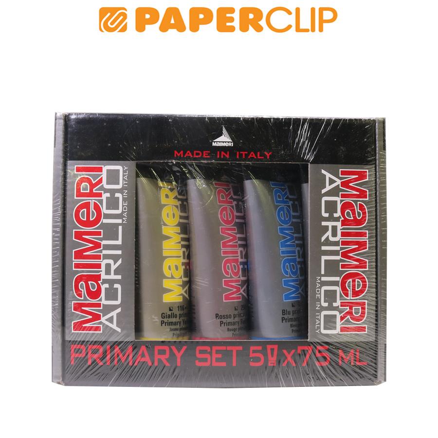 

ACRYLIC COLOR MAIMERI PRIMARY SET 5X75ML M0998190