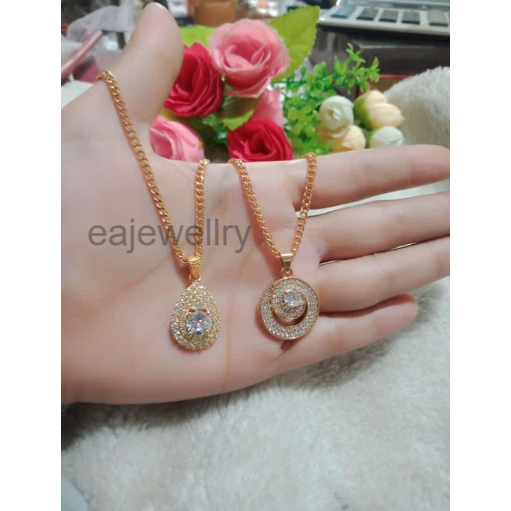 Kalung Wanita Model Baru 24 Karat Asli Lapis Emas