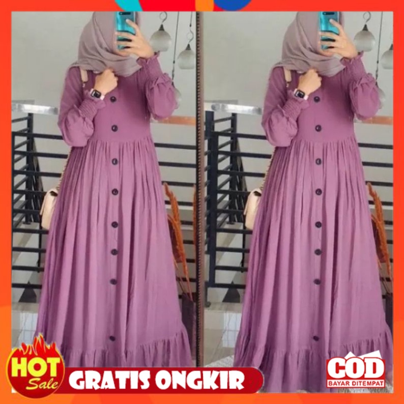KAIN ADEM HALUS TEBAL / Baju pakaian gamis dress dres abaya fashion dress jubah wanita muslimah