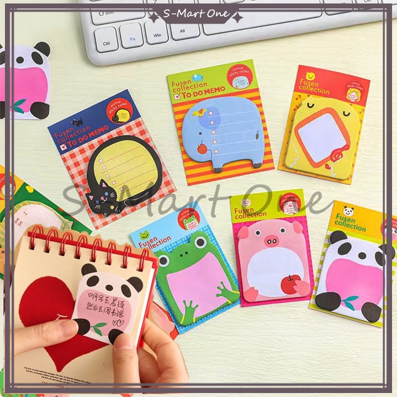 

A3 Sticky Notes Motif Binatang/ Sticky Notes /Note Memo Bentuk Karakter Binatang Lucu