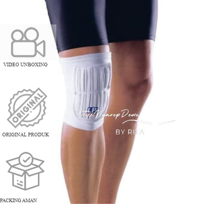 LP Support Knee Guard LP-606 Pelindung Lutut Putih 100% ORIGINAL lP SUPPORT deker voli deker basket