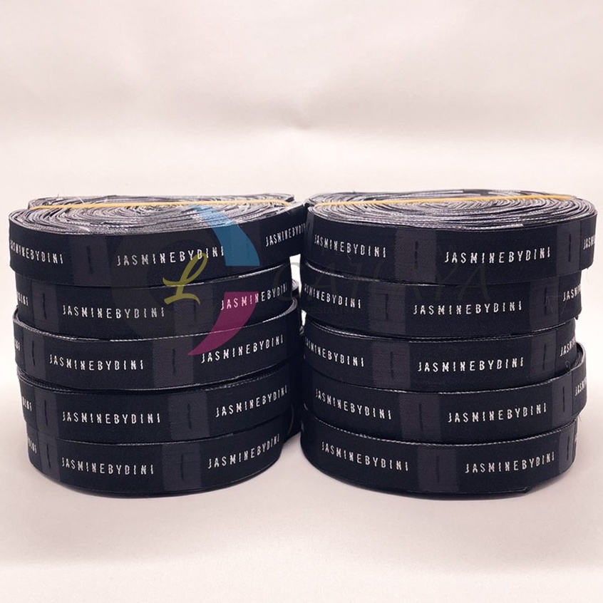 

1.5x6cm Label Woven Damask / Label Baju Rajut / Label Bordir / Label Baju / Label Celana / Label Murah