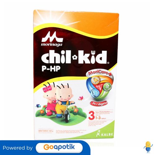 

Morinaga Chil Kid P-Hp Susu Pertumbuhan Usia 1-3 Tahun 400 Gram Dus