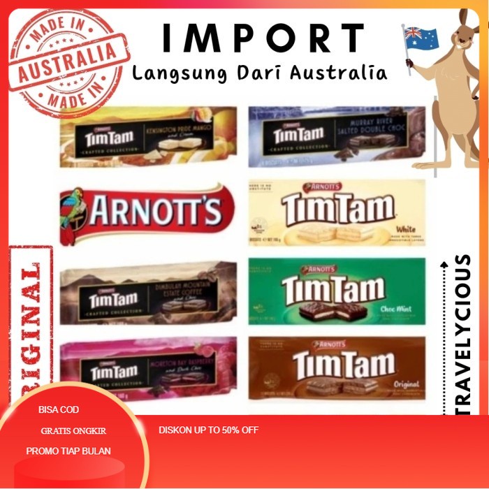 

Tim Tam Original Arnott's Australia/ TimTam Australia Original Import - Raspberry