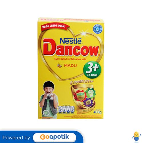 

Dancow 3+ Excelnutri+ Usia 3-5 Tahun Rasa Madu 400 Gram Box