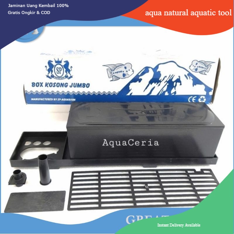 box filter kotak filter aquarium box kosong jumbo recent
