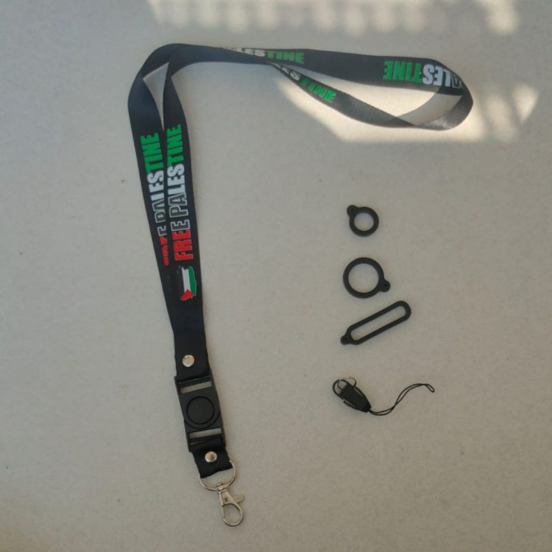 

TALI LANYARD PALESTINA Gantungan kunci FREE PALESTINE / PALESTINA tali lanyard band gantungan leher id card name tag BEST SELLER COD a1 HANDPHONE