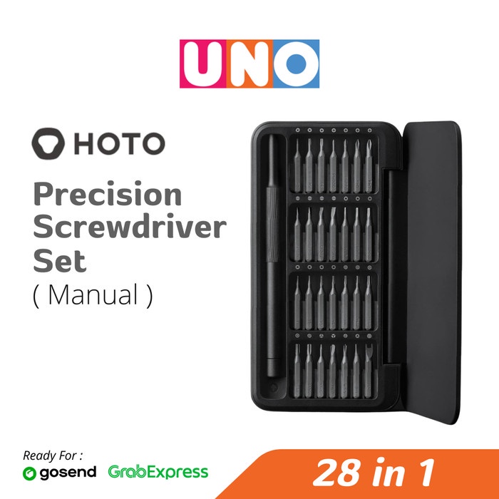 HOTO Obeng Set Manual 28in1 Magnetic Screwdriver Set
