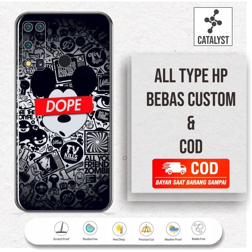 Infinix Note 12 Garskin Skin Free Customs Kode - Owl Mighty Orange