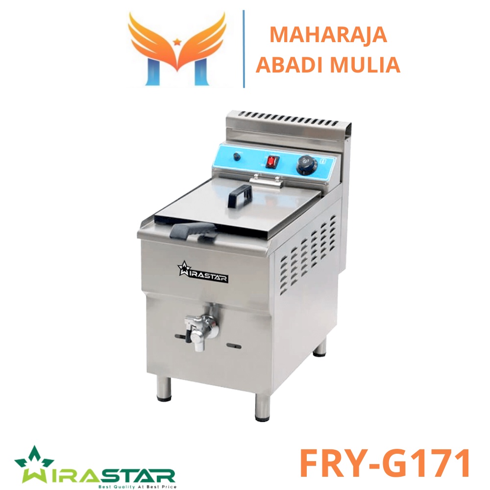 Deep Fryer Gas Thermostat 1 Tangki Wirastar FRY-G171 Gas Deep Fryer Thermostat Garansi Resmi