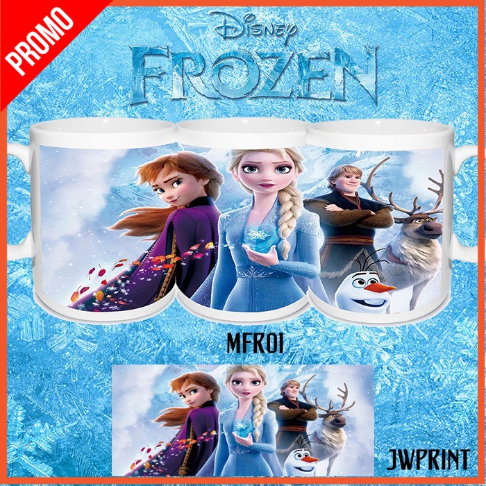 

MUG CUSTOM KADO SOUVENIR HADIAH FROZEN 2 TERBARU 2019