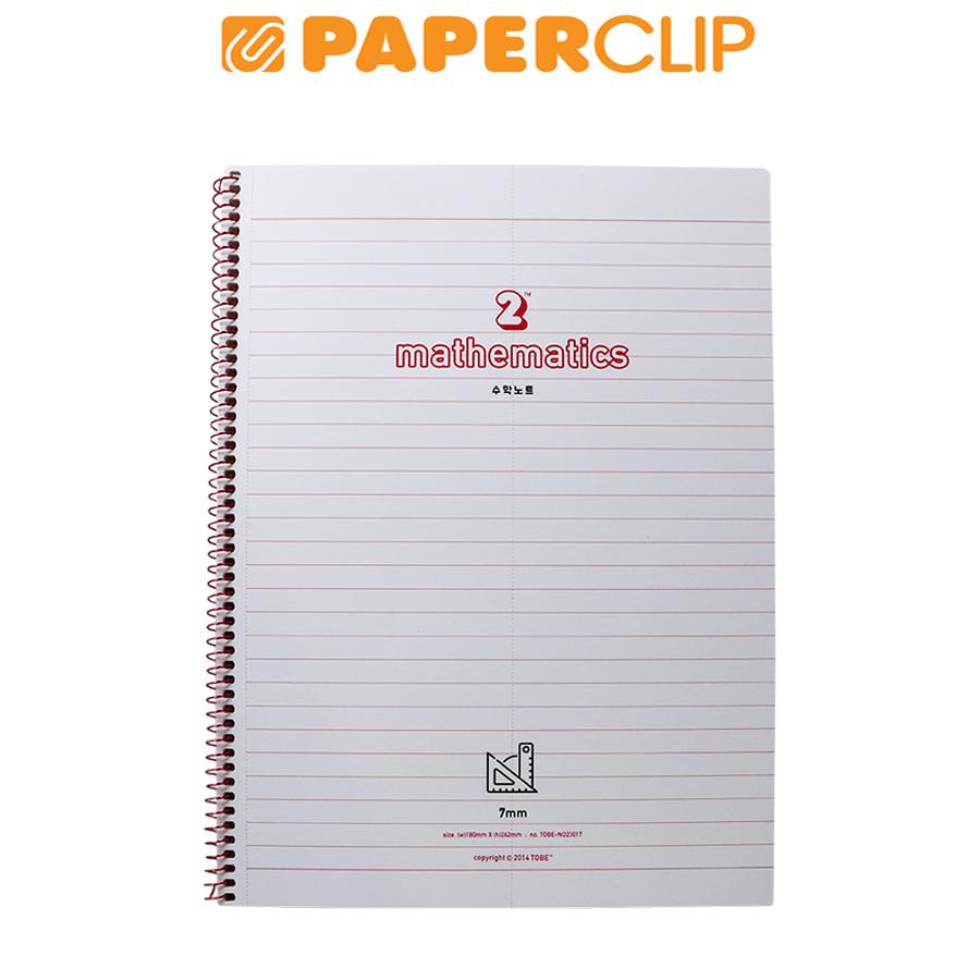 

NOTEBOOK B5 TOBE NO-23017 MATH