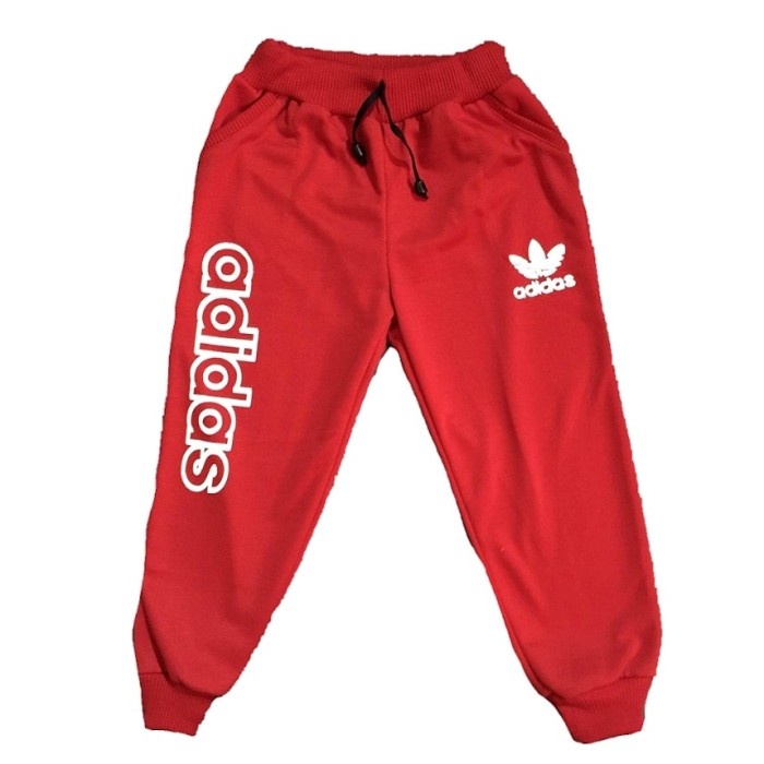 MURAH -CELANA JOGGER ANAK / CELANA TRAINING ANAK SIZE TANGGUNG - Merah- 1.2.23