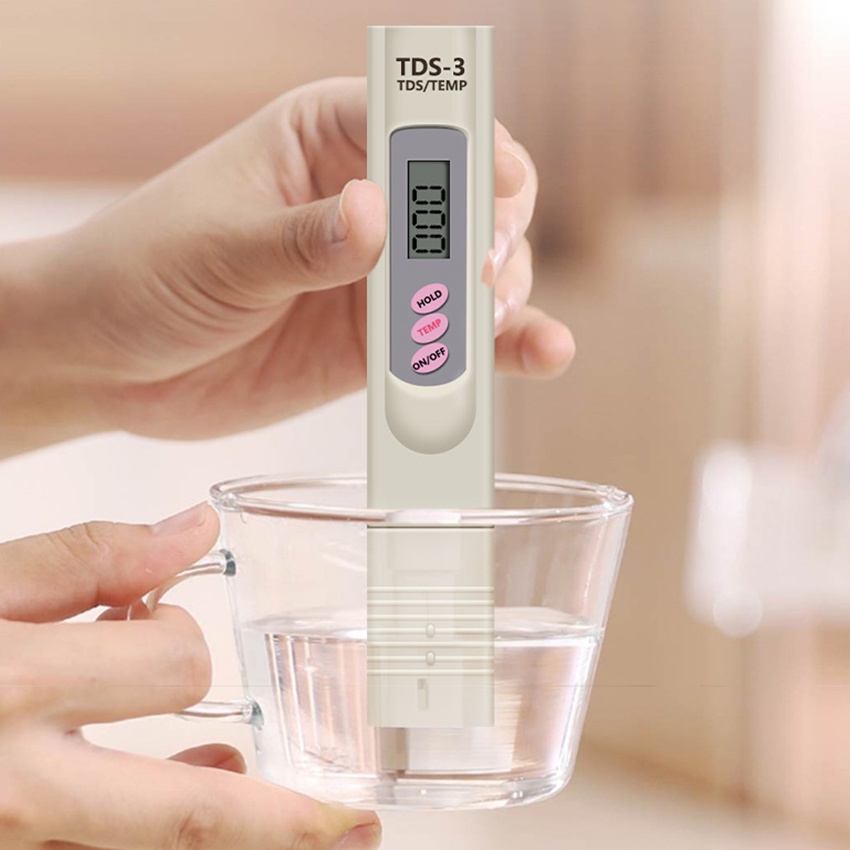 PH Meter TDS Meter Tester Hidroponik TDS 3 Alat Pengukur PH Air Minum Alat Ukur TDS Pena