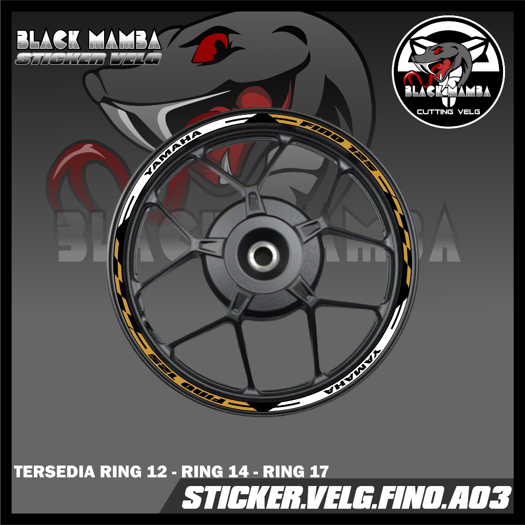 STICKER VELG FINO- STIKER LIS LIST VARIASI BAN/VELG YAMAHA FINO A03