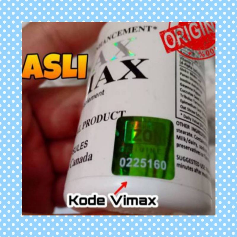 VIMAX ASLI ORIGINAL CANADA PEMBESAR ALAT VITAL PRIA PERMANEN VMAX KODE IZON OIL KELAMIN OBAT HERBAL(