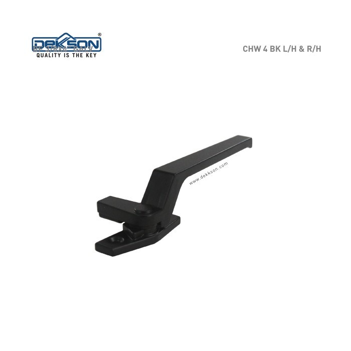 TERPERCAYA Casement Handle Dekkson CHW 4 L-R/H BK / Gagang Jendela