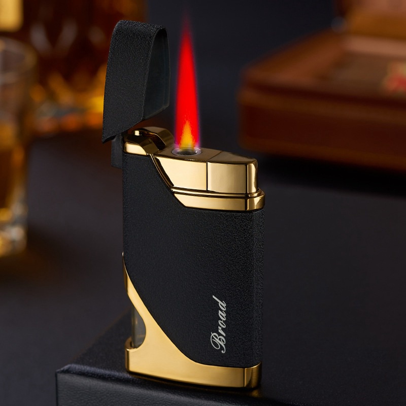 

Lighter Exclusive Outdoor Metal Windproof Large Fire Power Inflatable Portable Large Capacity Lighters