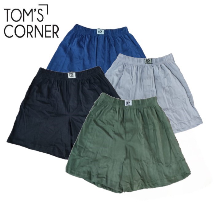ISI 2 Celana boxer pria TC | celana dalam laki | tidur | jumbo big size