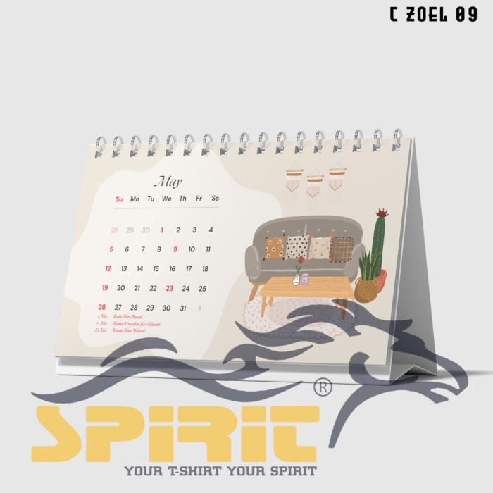 

Kalender meja 2024 hiasan meja kantor estetik lucu linen hard cover - Linen Duplex