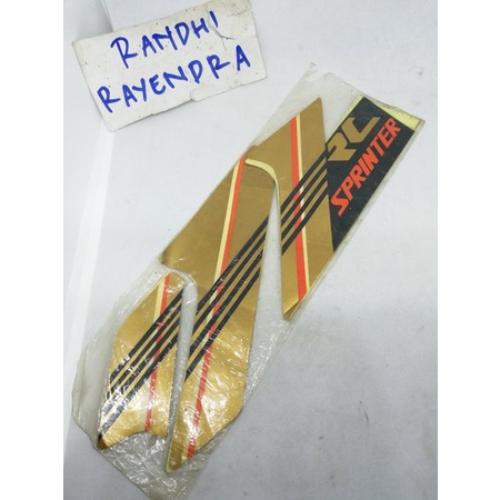 lis list grafik graphic strifing sticer stiker sticker striping suzuki rc100 rc 100 sprinter spinter