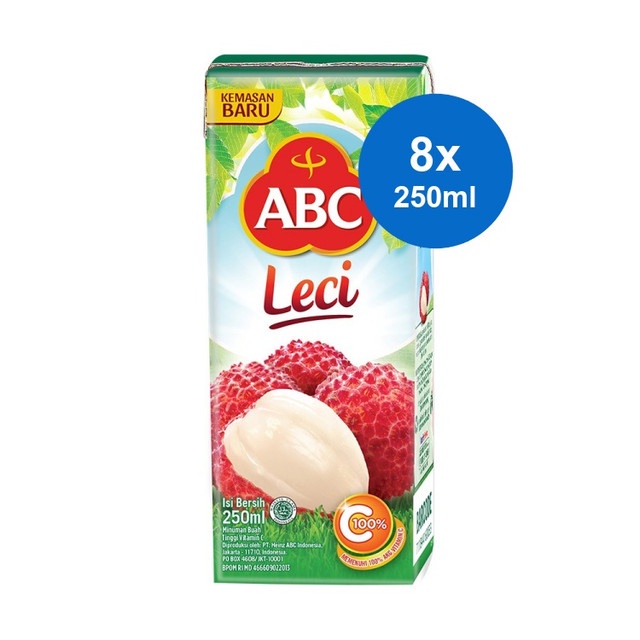 

ABC Minuman Buah Leci 250 mL x 8
