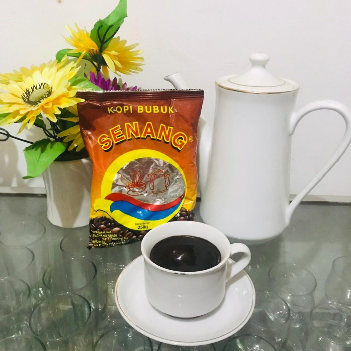 Kopi Bubuk Senang 250 Gram Asli Sorong Papua